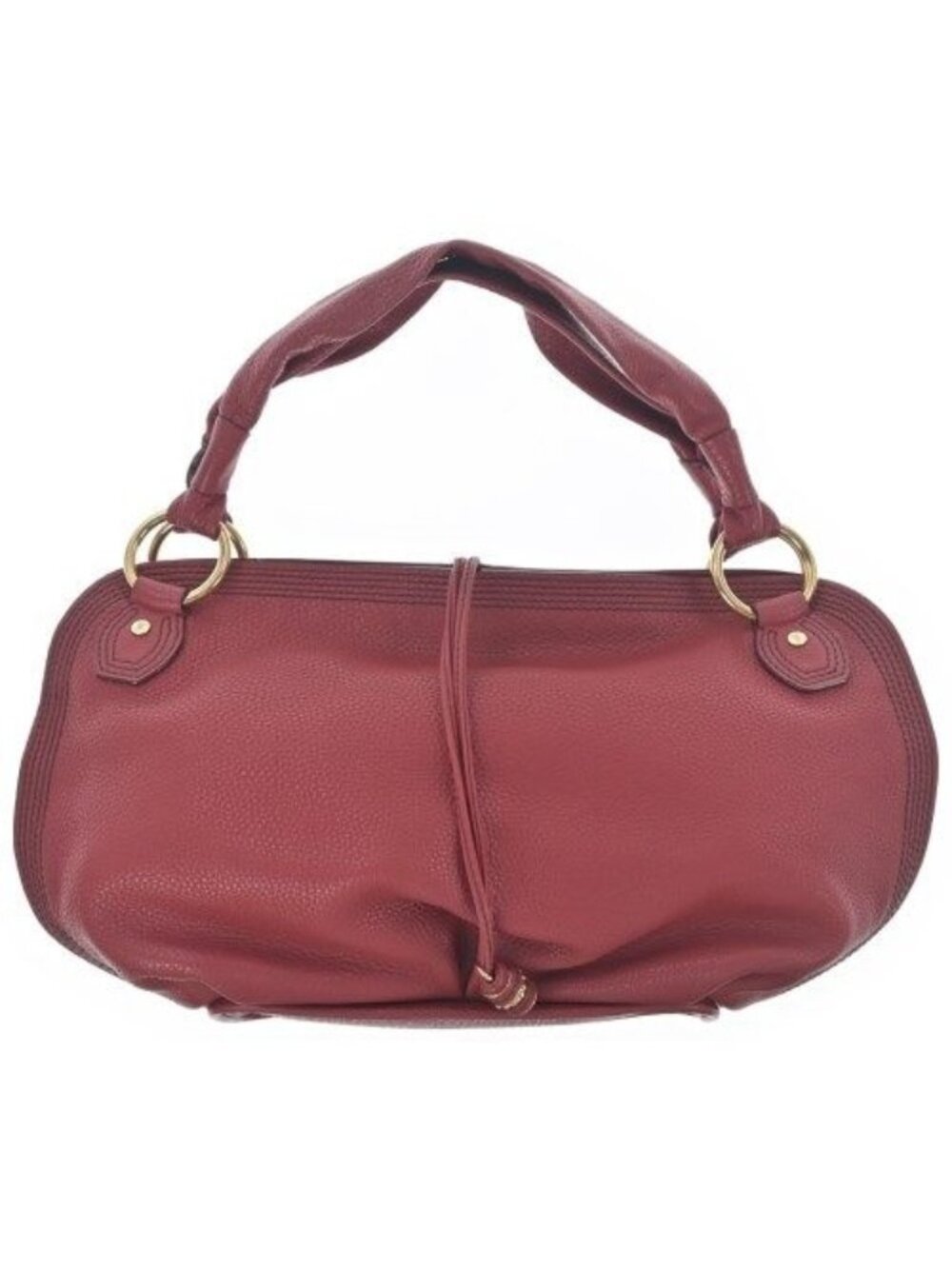 Celine Leather Handbag Red